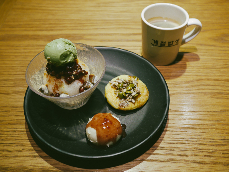 dessert seasons table seoul