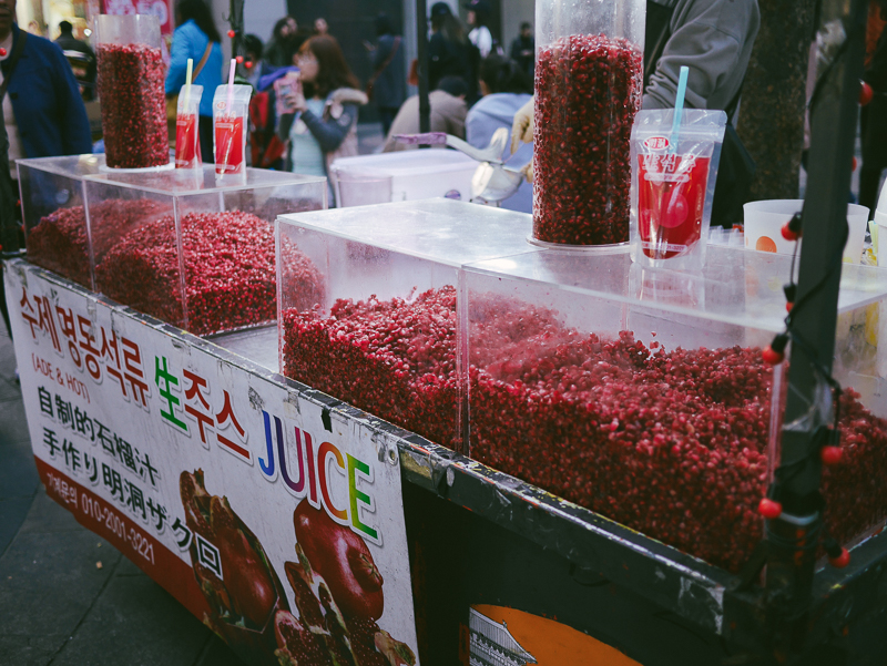 pomegranate juice myeongdong