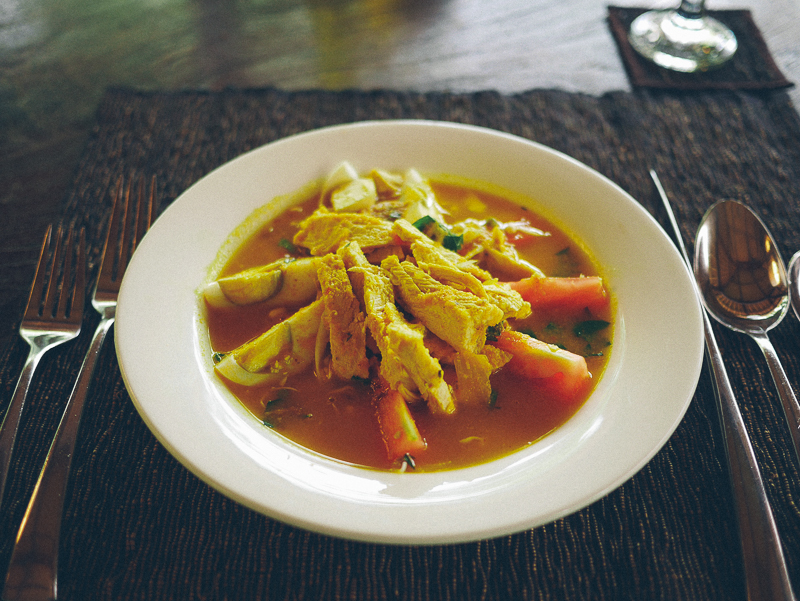 I learned how to cook soto ayam!  Traditional Indonesian chicken soup with glass noodles.