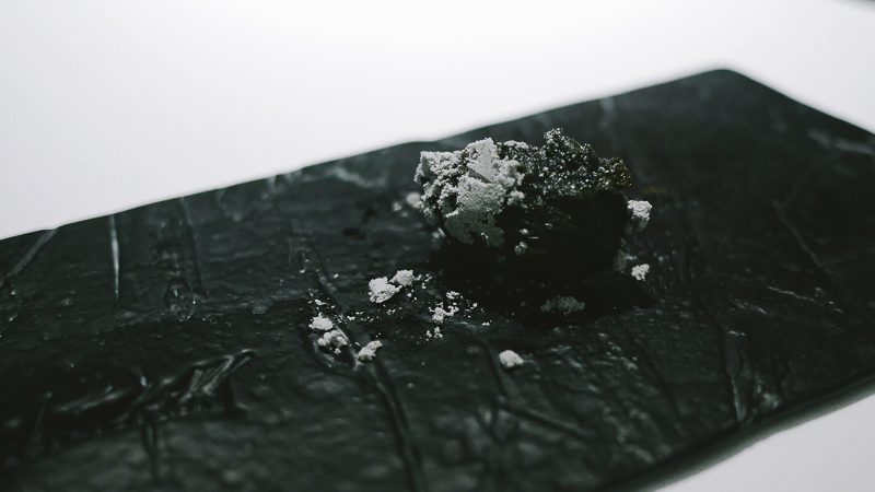 Gaggan charcoal