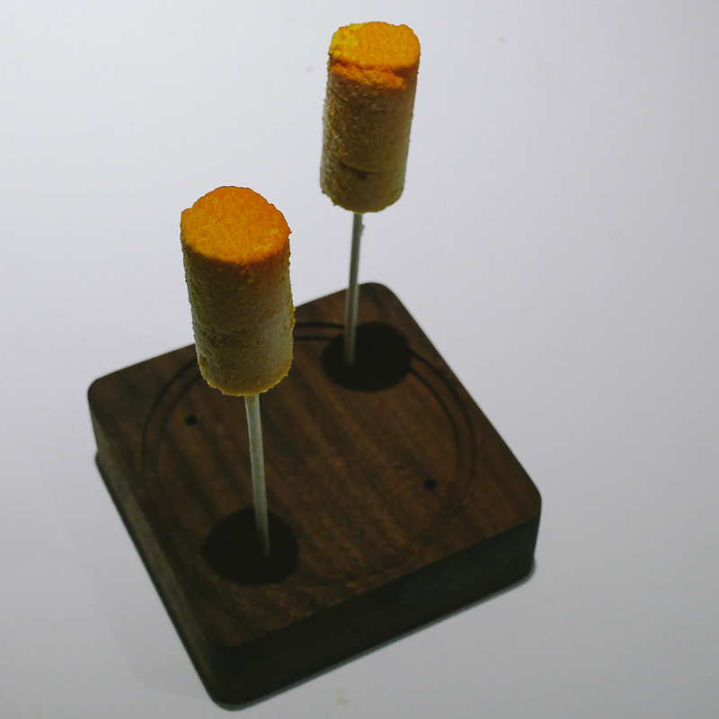 Gaggan mango duet lollipop