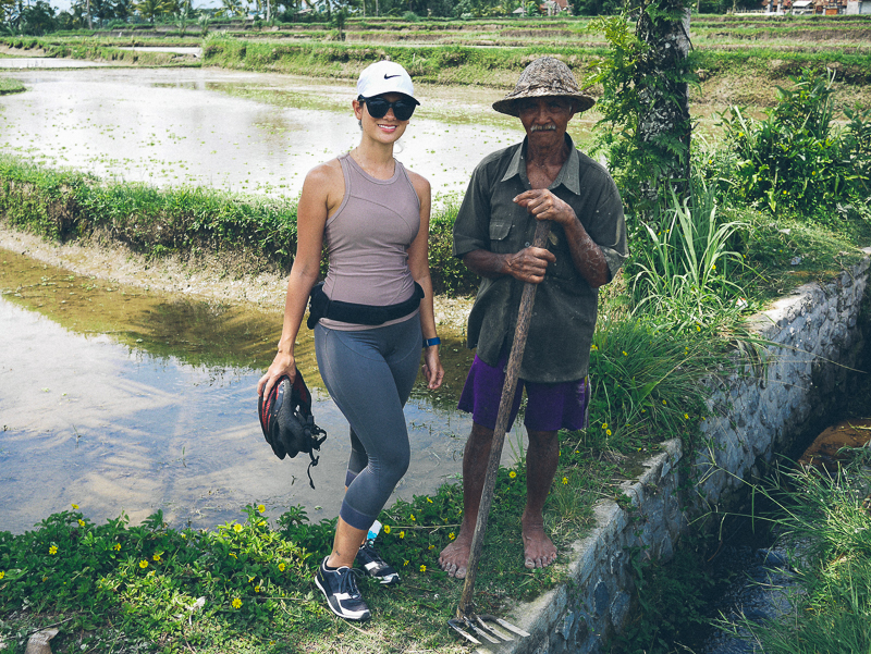 bike tour rice paddies